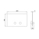 Photo Fantini flush plate AF/21 91 38 8402 steel