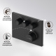 Photo WasserKRAFT Elbe A7458.219.162.302.240.217.220 Thermo with black matte thermostat