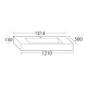 Photo Burgbad Crono 121 MWDU121C0001 sink * 1st