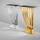 Photo Beau Deco console (polished stainless steel)