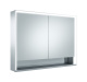 Photo Closet mirrored Keuco Royal Lumos 100 14304171304 with illumination and heated anodized silver