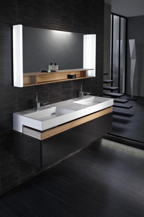 Photo Bathroom under the sink 150 cm Jacob Delafon Terrace EB1189-F26 plum varnish