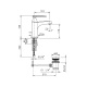 Photo Nicolazzi Vincent 3002GF35 Gold sink mixer