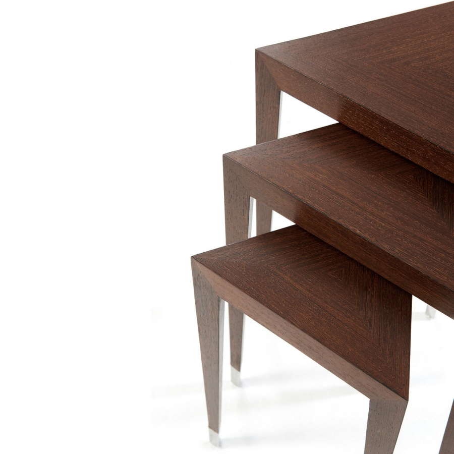Photo A set of three Triangulate Nest coffee tables