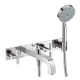 Photo Bath mixer Axor Citterio 39441000 with shower set