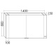 Photo Mirror cabinet Burgbad RL40 140 SPQY140