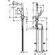 Photo Kitchen mixer hansgrohe Metris M71, 320 Eco, 1jet, sBox 73828000 with exhaust pour, chrome