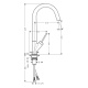 Photo Kitchen mixer Axor Starck 10822800 stainless steel