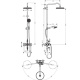 Photo shower column Axor Montreux 16572820 with thermostat polished nickel
