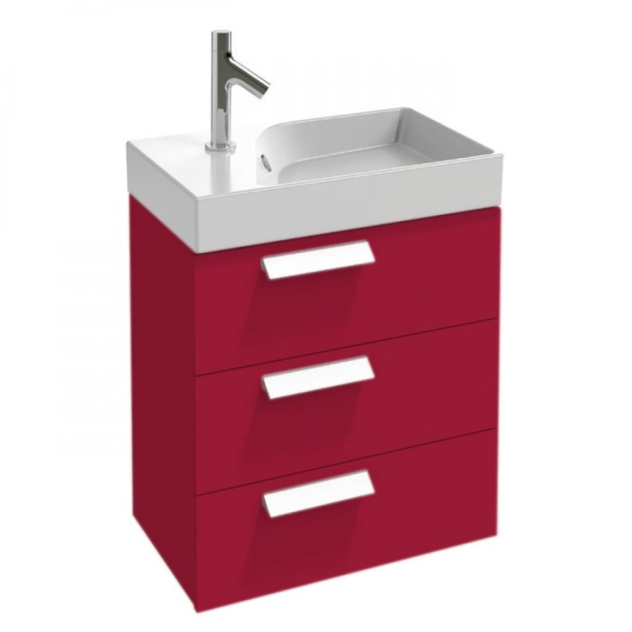 Photo Bathroom under the sink 60 cm Jacob Delafon Rythmik EB1306-R3 raspberry varnish