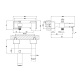 Photo Bath mixer Gessi Rettangolo 20013#299 black matte