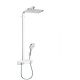 Photo shower column hansgrohe Showerpipe 360 1jet with ShowerTablet Select 300 27288400 with thermostat