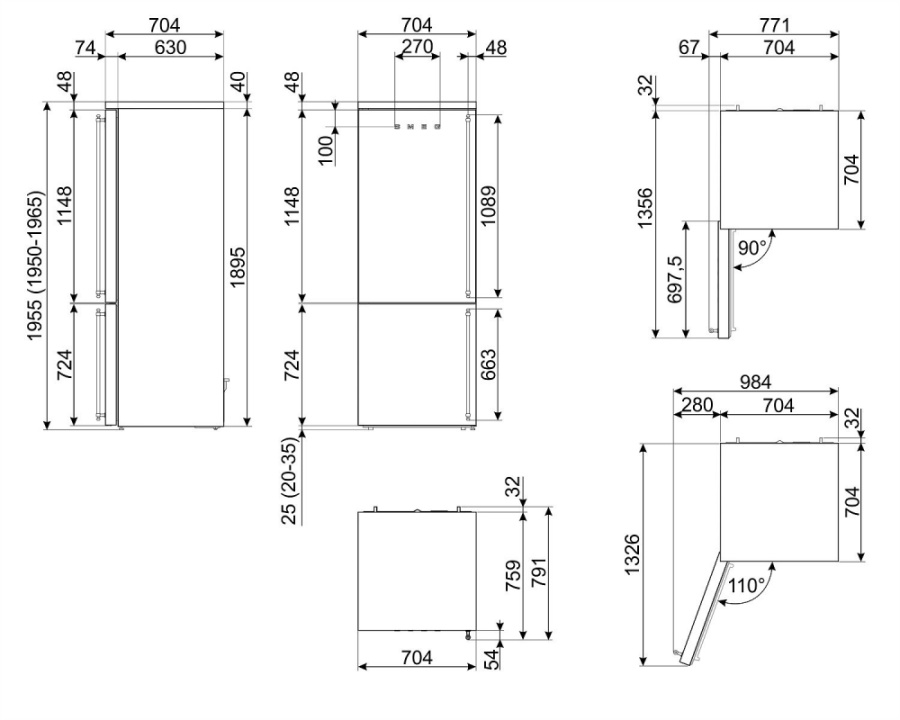 Photo Smeg FA8005LAO5 refrigerator
