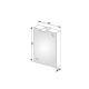Photo Keuco Royal mirror cabinet 15 50 14401171201 aluminum