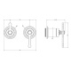 Photo Shower mixer Gessi Venti 20 65038 #710 brass