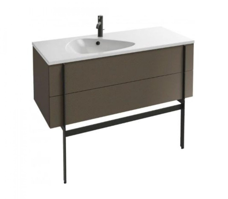 Photo Bathroom under the sink 100 cm Jacob Delafon Nouvelle Vague EB3032-NR2 brown skin