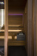 Photo Sauna Effe Yoku.G 105 SA 70 30 0004 aspen heat-treated, left-handed