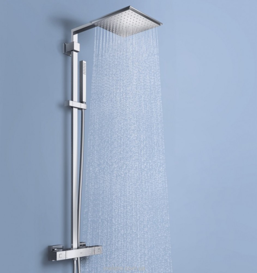 Photo Shower system with shower thermostat Grohe Euphoria Cube 27932000