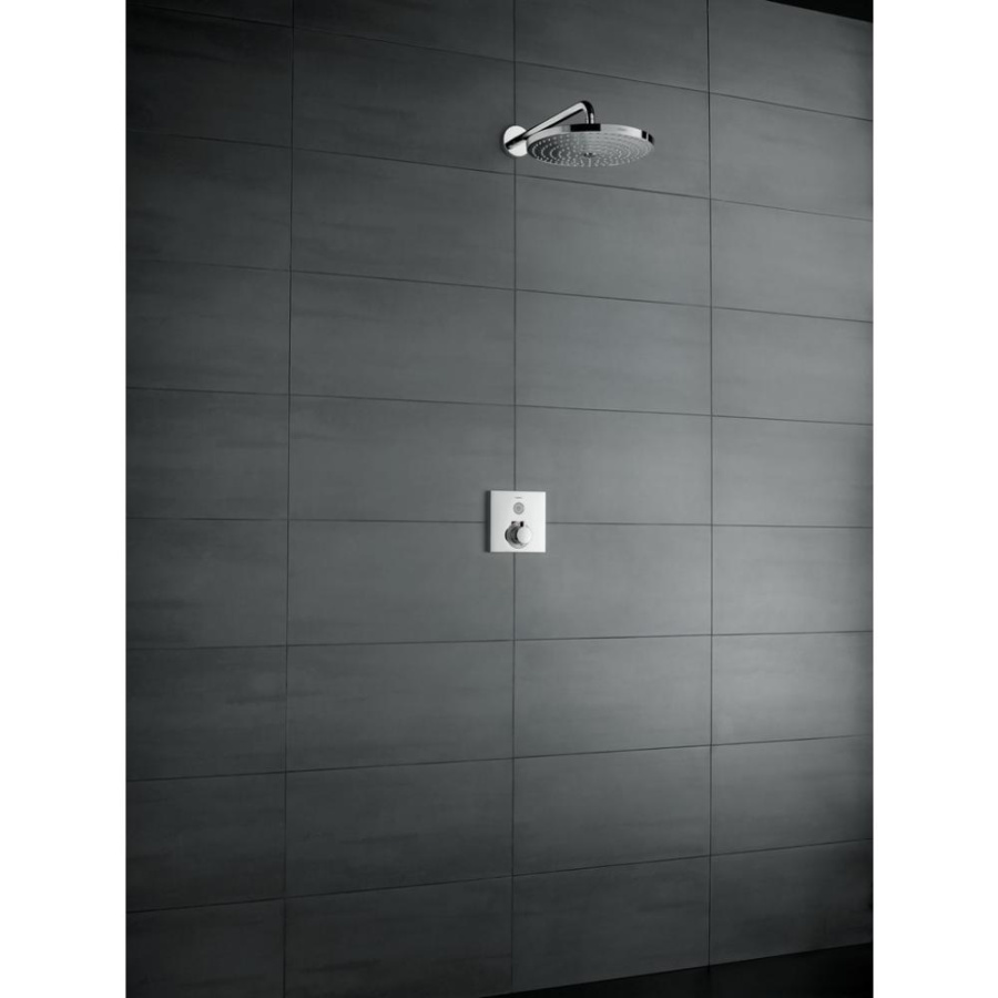 Photo overhead shower hansgrohe Raindance Select ES 26470000 24x24 cm, 2 jet mode, with chrome holder
