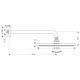 Photo overhead shower hansgrohe Raindance S 300 Air 1jet EcoSmart 26601000 9 l / min, holder 390 mm chrome