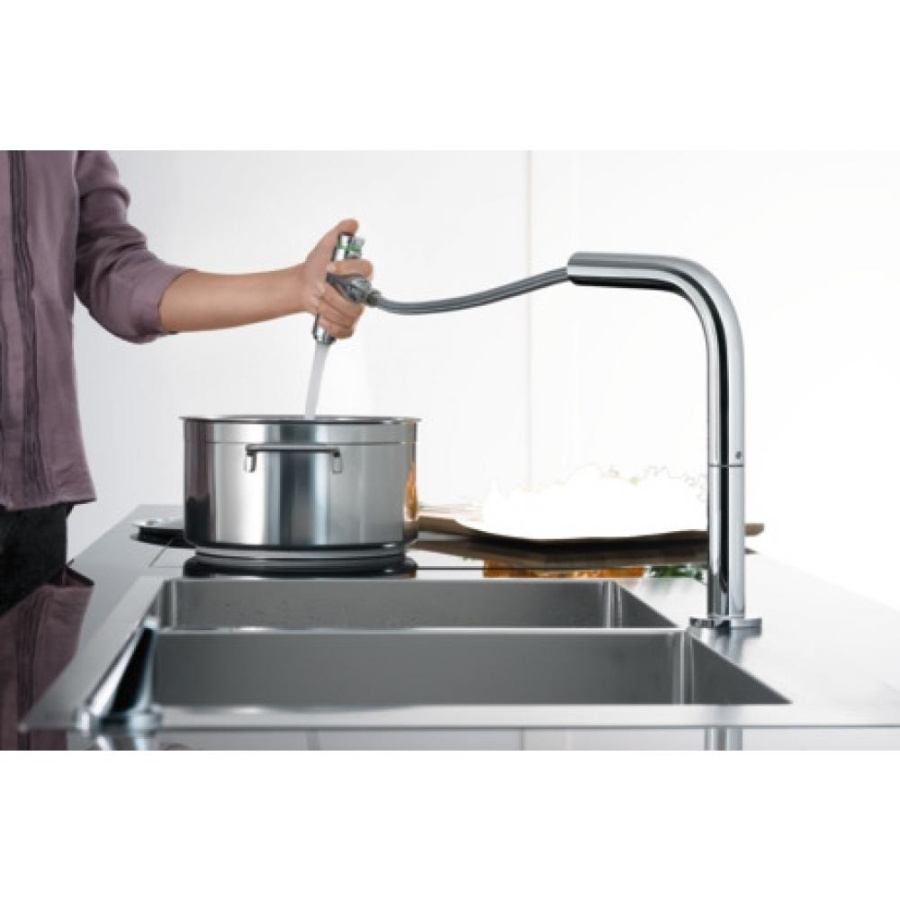 Photo Kitchen combination hansgrohe C71-F660-08 43202000 chrome