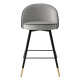 Photo Set of two Roche half-bar chairs (light grey)