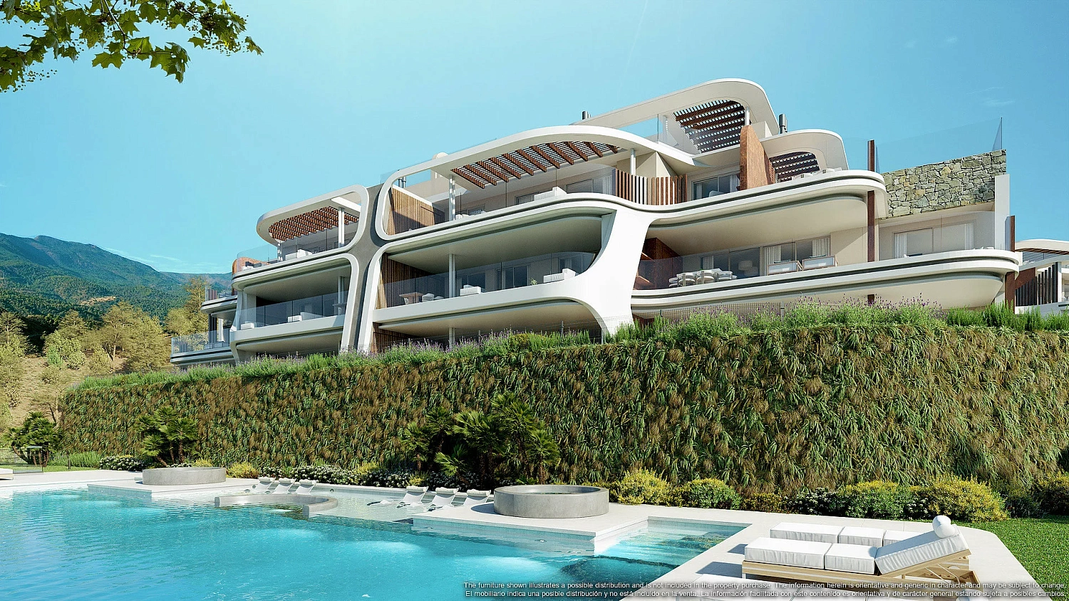Apartment in a new building Apartments overlooking the lake in a country club in Benaavis