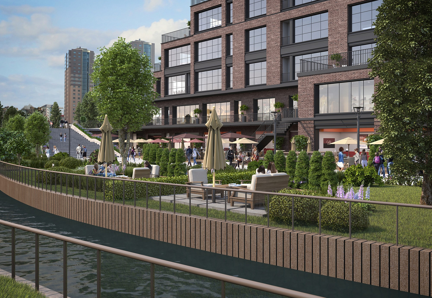 Apartments and offices in a prestigious area with walking distance to the metro
