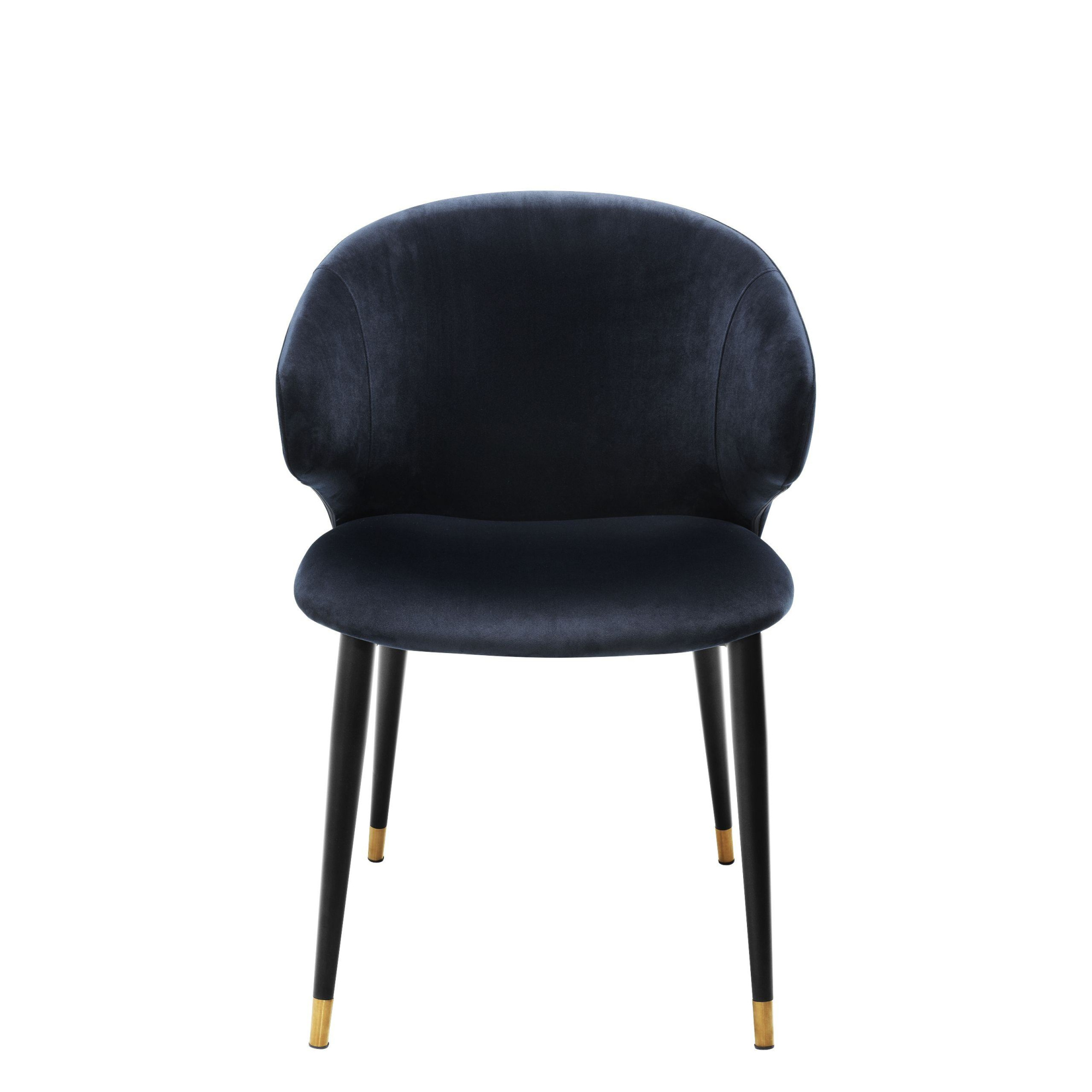 Photo Volante dining chair (dark blue, with armrests)