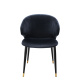 Photo Volante dining chair (dark blue, with armrests)
