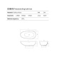Photo freestanding bath Dea Design Modern 180x94x52 DD8616 1800 16 black