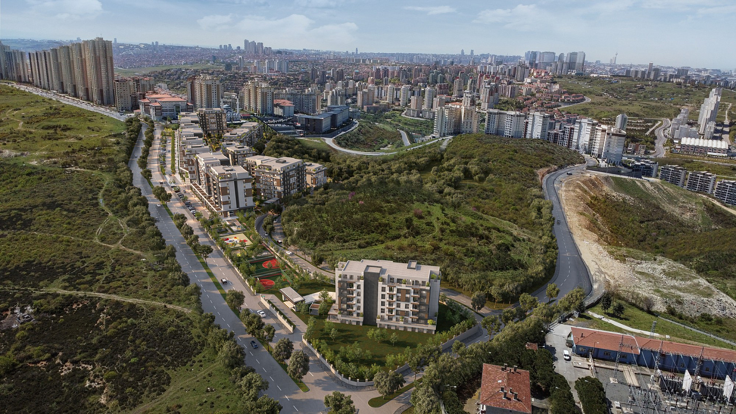 Elite residential complex in a quiet area