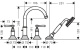 Photo Mixer on board bath Axor Montreux 16550000 with shower set