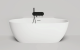Photo Bath of artificial stone Salini Alda Wall 170x90 101915G white glossy