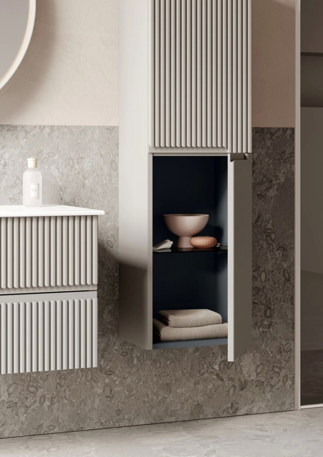 Photo Orka Moonlight sink cabinet 90 5001502 Beige matte/white