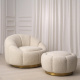 Photo Inger rotating chair (white)