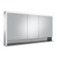 Photo Closet mirrored Keuco Royal Lumos 140 14306171304 with illumination and heated anodized silver