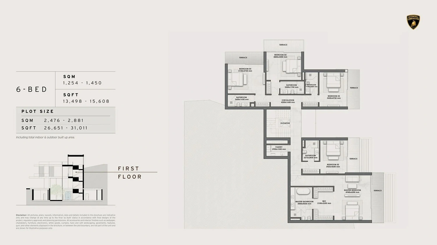 Spacious villas in the style of Lamborghini in Benaavis