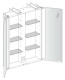 Photo Keuco Royal Universe 80 12703171301 silver anodized