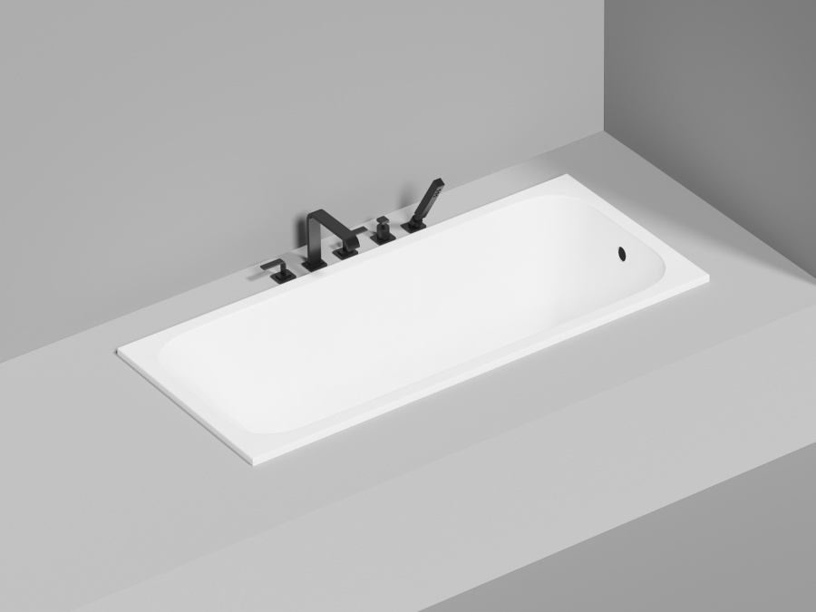Photo Bathroom of artificial stone Salini Orlando 160x70 102015M