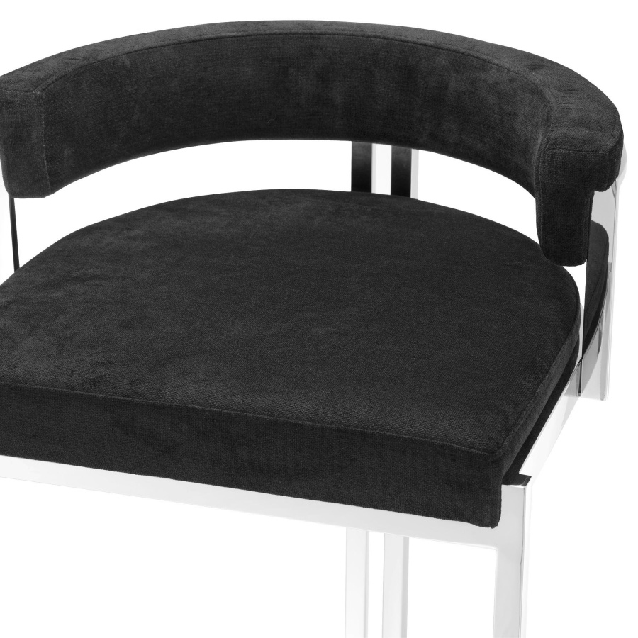 Photo Dante Bar Chair (Polished Stainless Steel)