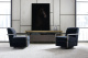 Photo Rewind Rotating Chair (Dark Blue)