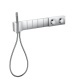 Photo Thermostatic shower mixer Axor Edge 46731000 with shower set