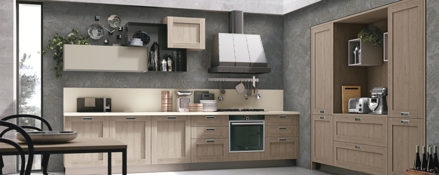 Photo Stosa City kitchen straight 360cm
