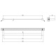 Photo Towel holder Gessi 316 60 cm 54803#707 black
