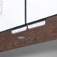 Photo Mirror cabinet AM.PM Sensation M30MCX1001TF tobacco oak textured, backlit