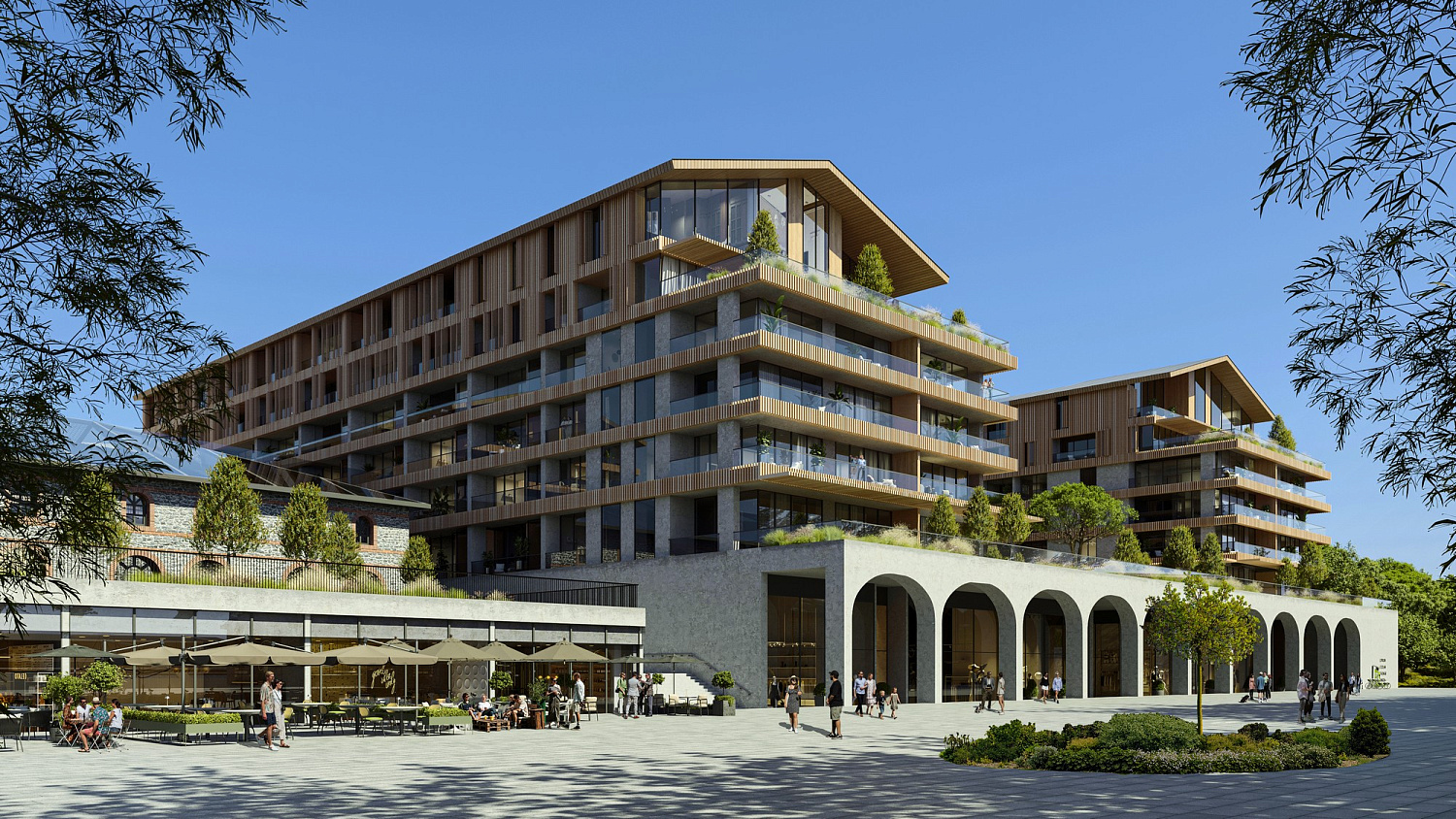 Ultra-modern complex with historical heritage