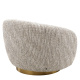 Photo Revolving Brice chair (gray-beige)