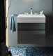 Photo Burgbad Yumo 66 SFKN067 F3194 C0001*1 gray glossy shell