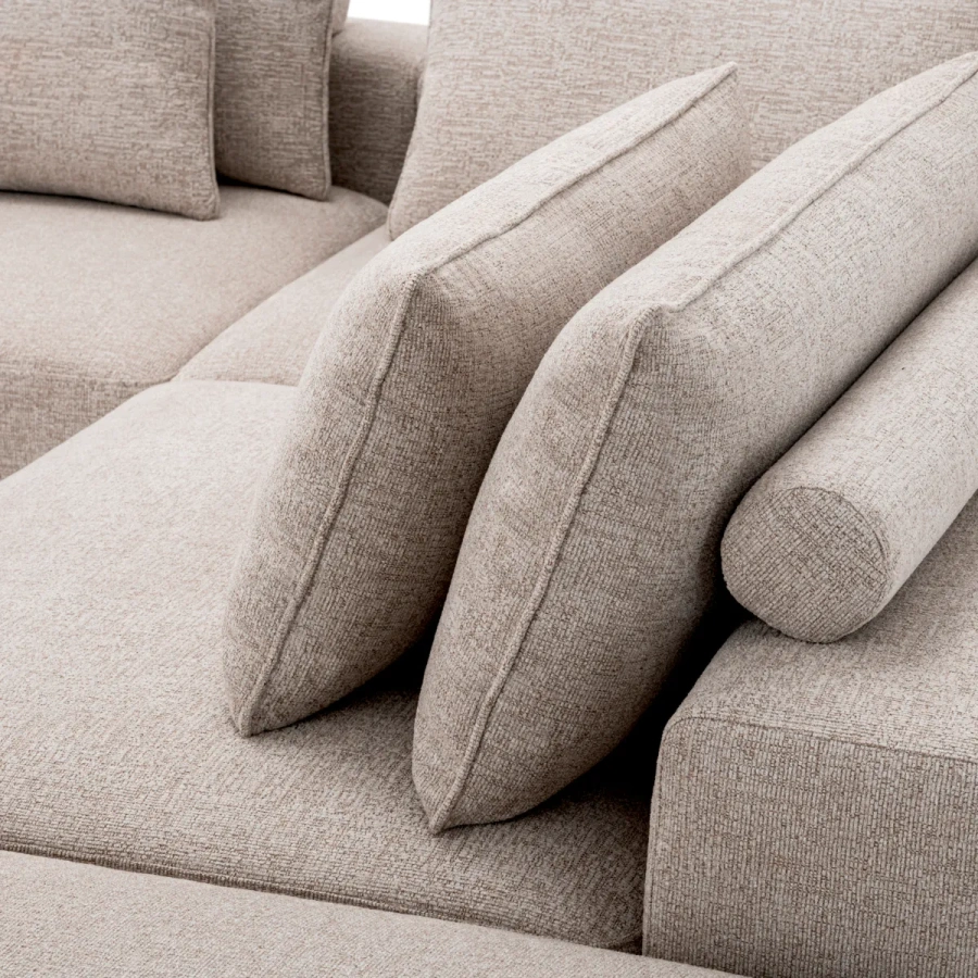 Photo Modular sofa Lounge Club (gray and beige)